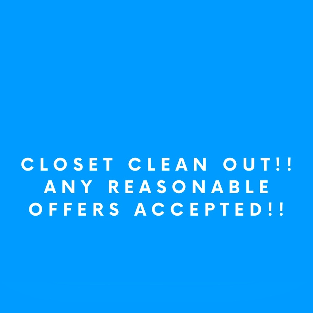 Cleaning the closet!! Make offers!!